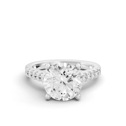 Bridal Classic Cathedral Style Ring - Dia On Shank PG48