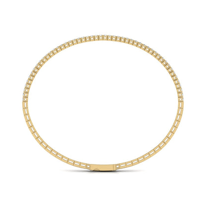 Flexible Lab Grown Diamond Bangle