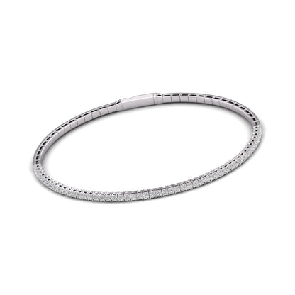 Flexible Lab Grown Diamond Bangle