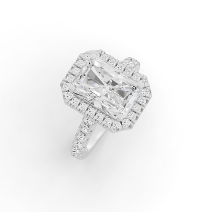 Bridal Halo Set PG44 - Center Radiant Cut