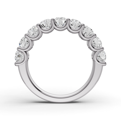 LG RD Nine Stone Ring With U Prong Setting