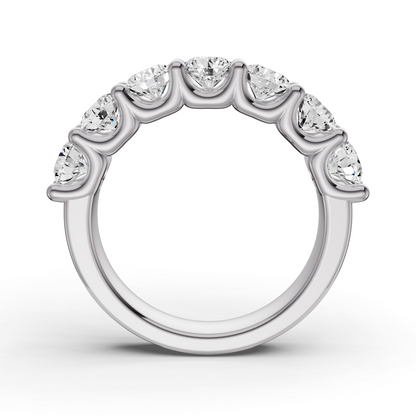 LG RD Seven Stone Ring With U Prong Setting