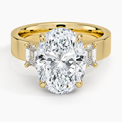 Peyton Emerald Cut Three Stone Diamond Ring (1/2 ct. tw.)