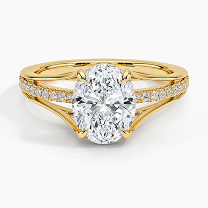 Tressa Split Shank Diamond Ring