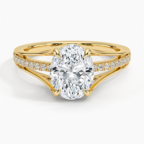 Tressa Split Shank Diamond Ring
