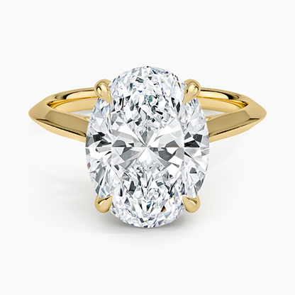 Piper Knife Edge Solitaire Ring