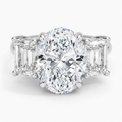 Luxe Rhiannon Three Stone Diamond Ring (1 1/10 ct. tw.)