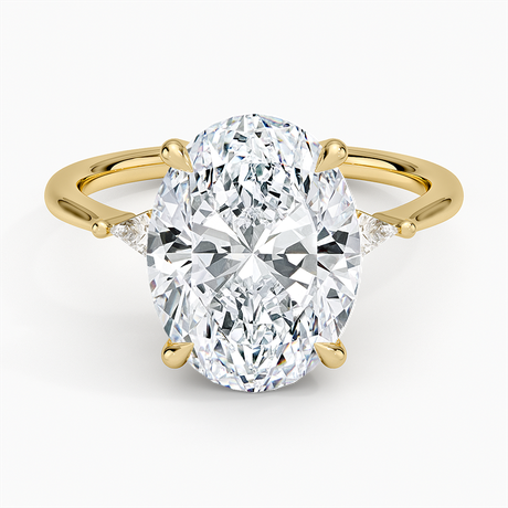 Petite Cometa Three Stone Diamond Ring