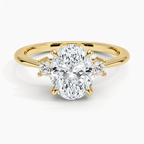 Petite Selene Three Stone Diamond Ring (1/10 ct. tw.)