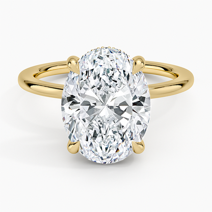 Audrey Perfect Fit Hidden Halo 1.4mm Diamond Ring