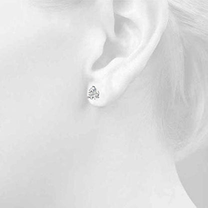 2 Carat - 6 Carat | 14K Gold | IGI Certified Lab Grown Solitaire Diamond Stud Earrings | 3 Prong Martini | Lab Grown  Round Diamonds Stud Earring for women | F-G Color, VS1-VS2 Clarity