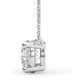  Lab Grown Diamond Solitaire Pendant in 14K Gold Necklace