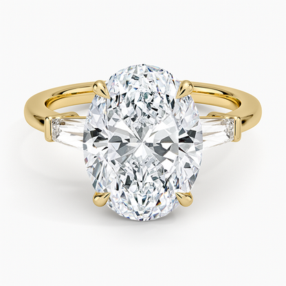 Symphony Tapered Baguette Three Stone Diamond Ring (1/2 ct. tw.)