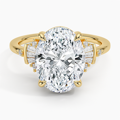 Daphne Art Deco Ring (1/8 ct. tw.)
