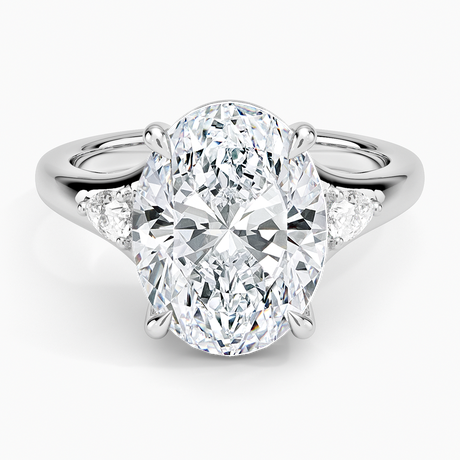 Aria Three Stone Signet Diamond Ring (1/4 ct. tw.)