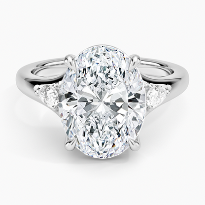 Aria Three Stone Signet Diamond Ring (1/4 ct. tw.)