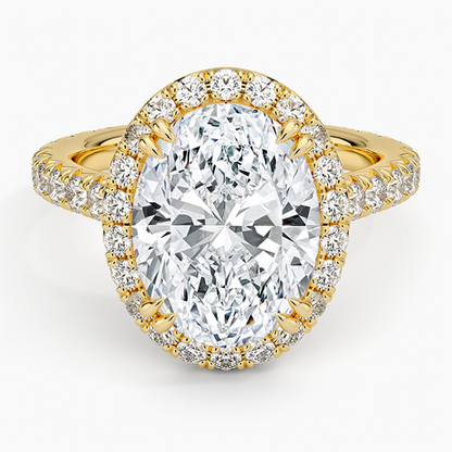 Sienna Halo Three-Quarter Coverage Diamond Ring (3/4 ct. tw.)