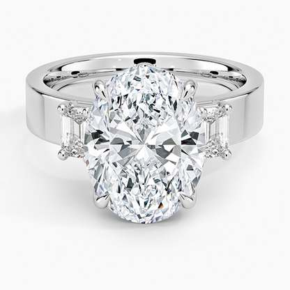 Peyton Emerald Cut Three Stone Diamond Ring (1/2 ct. tw.)