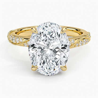 Camellia Hidden Accent 2.5mm Diamond Ring