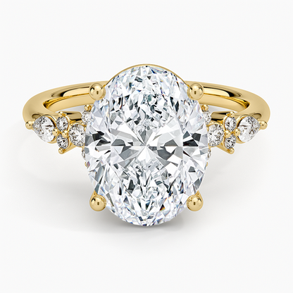 Rosette Diamond Ring