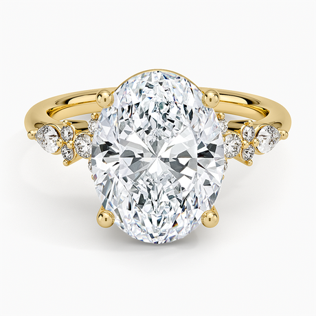 Rosette Diamond Ring