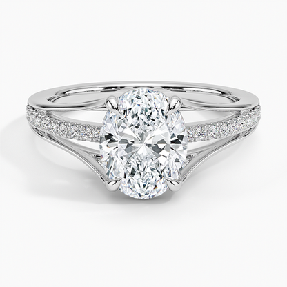 Tressa Split Shank Diamond Ring
