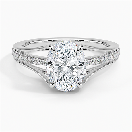 Tressa Split Shank Diamond Ring