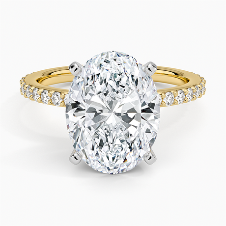 Petite Shared Prong Three-Quarter Coverage Diamond Ring (1/3 ct. tw.)