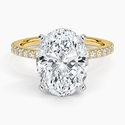 Petite Shared Prong Three-Quarter Coverage Diamond Ring (1/3 ct. tw.)