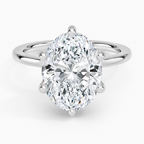 Sydney Perfect Fit Hidden Halo Six-Prong Diamond Ring