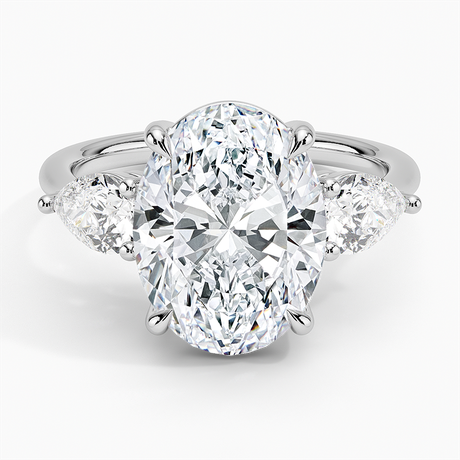Luxe Opera Three Stone Diamond Ring