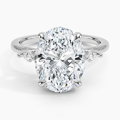 Petite Cometa Perfect Fit Three Stone Diamond Ring