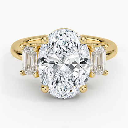 Luxe Rhiannon Three Stone Diamond Ring (3/4 ct. tw.)