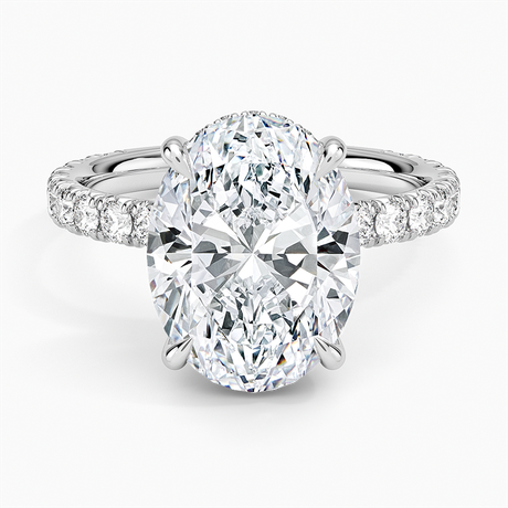 Perfect Fit French Pav\u00e9 Diamond Ring