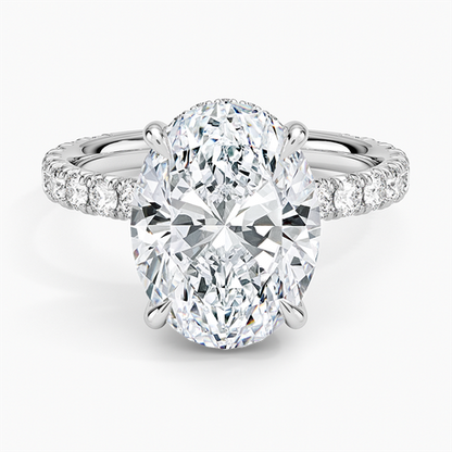 Perfect Fit French Pav\u00e9 Diamond Ring