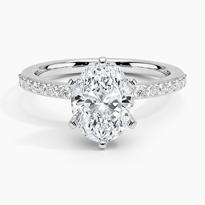 Six Prong Petite Shared Prong Diamond Ring (1/5 ct. tw.)