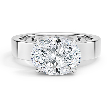 Peyton East-West Solitaire Ring