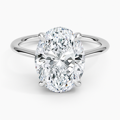 Elle Hidden Halo Diamond Ring