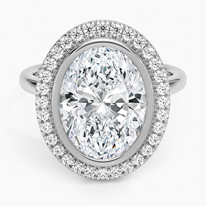 Bezel Halo Diamond Ring (1/4 ct. tw.)