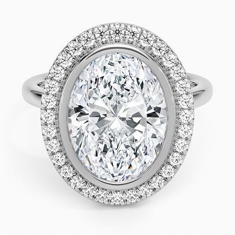 Bezel Halo Diamond Ring (1/4 ct. tw.)