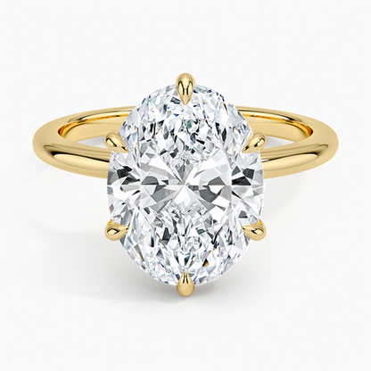 Esme Hidden Halo Diamond Ring