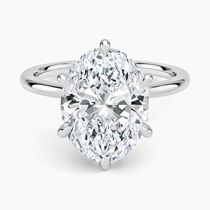 Petal Six Prong Diamond Ring