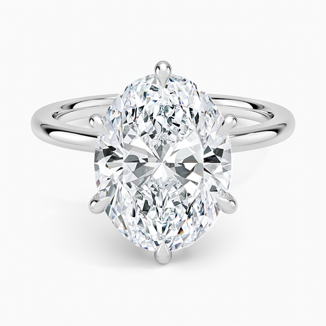 Petal Six Prong Diamond Ring