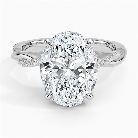 Petite Twisted Vine Diamond Ring (1/8 ct. tw.)