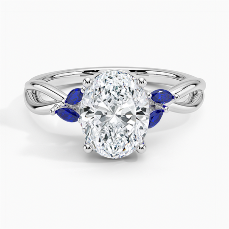 Willow Ring With Sapphire Accents