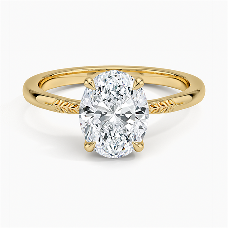 Laurel Engraved Ring