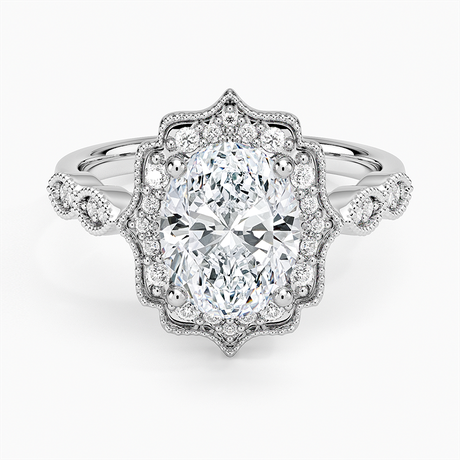Cadenza Halo Diamond Ring