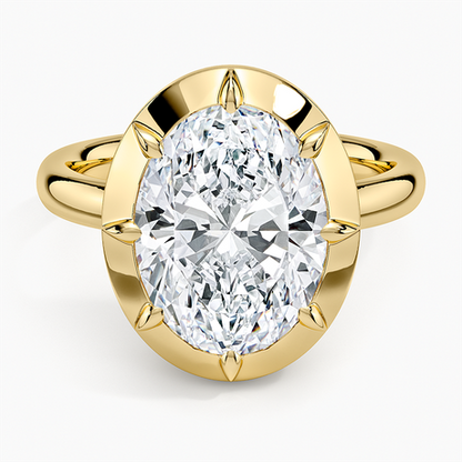 Harper Bezel Prong Solitaire Ring
