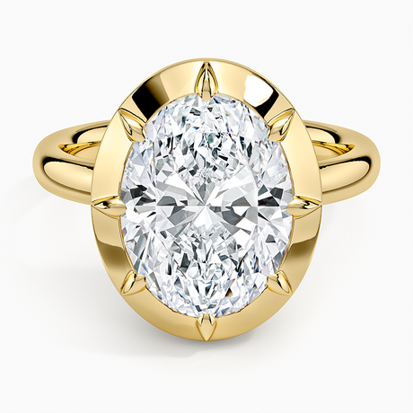 Harper Bezel Prong Solitaire Ring