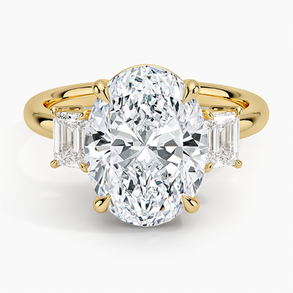 Rhiannon Emerald Cut Three Stone Diamond Ring (1/2 ct. tw.)